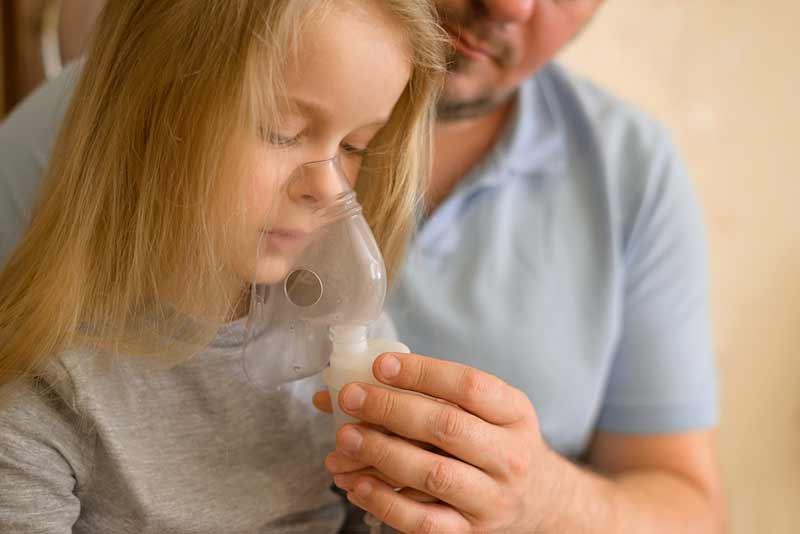 Nebulisation in kids